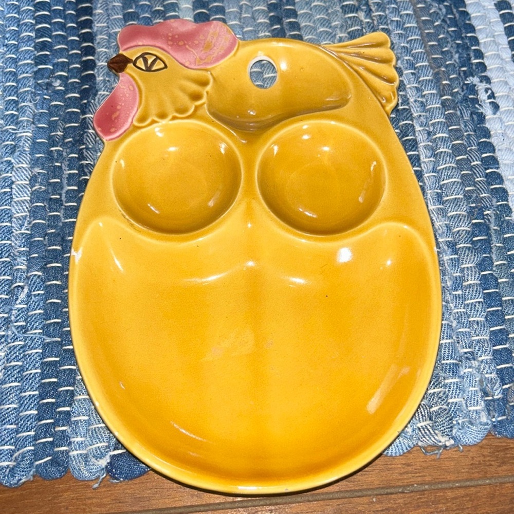 True Vintage Ceramic Rooster Spoon Rest